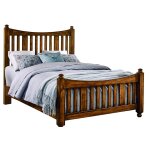 Maple Road Slat Poster Bed With Slat Poster Footboard - 118-558/855/722, 118-668/866/733/MS2, 118-668/866/944/MS2