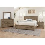 Cool Rustic Plank Bed in King - 172-668-866-933-MS2 - Image 3