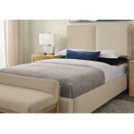 Joinery Upholstered Bed-ivory Cream - 190-551I-155I-822I-404 - Image 3