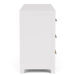 Rosalie 56" 6-Drawer Dresser-Wht - Image 7