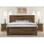 Cool Rustic Queen Plank Bed - 170-558-855-922 - Image 3