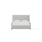 Choices Custom Bed Collection Amelia Upholstered Bed - Grey Stripe - 100-551Q-155Q-822Q