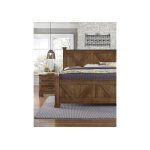 Cool Rustic X Bed With X Footboard - 174-557/755/922 - Image 4