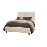 Joinery Upholstered Bed-ivory Cream - 190-551I-155I-822I-404