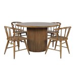Auden 48" Pedestal Dining Table - Image 9