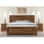 Cool Rustic King Plank Bed - 174-668-866-933-MS2 - Image 2