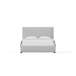 Choices Custom Bed Collection Amelia Upholstered Bed - Grey Stripe - 100-661Q-166Q-822Q