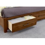 Cool Rustic X Bed With Footboard Storage - 174-557/050B/502/555T, 174-667/066B/502/666T, 174-667/066B/602/602T - Image 5