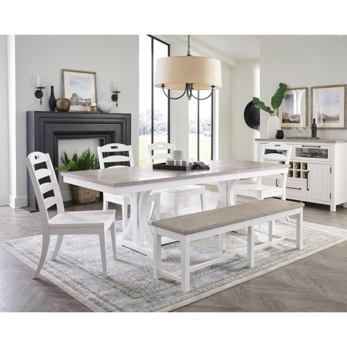 cedfe6fa9df10364a9f4bf810551d4eb Cora Dining Bench 1in - Image 1