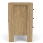 Davie 3-Drawer Nightstand - Image 4