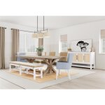 Rosalie 82" Dining Bench - Image 6