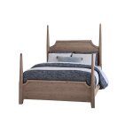 Tide & Timber Pencil Poster Bed in Queen - 831-338-833-900