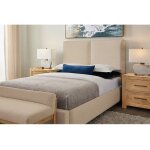 Joinery Upholstered Bed-ivory Cream - 192-551I-155I-822I-404 - Image 4