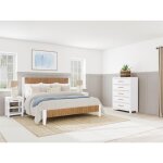 Rosalie 1-Drawer Nightstand-White - Image 9