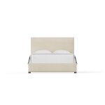 Choices Custom Bed Collection Amelia Upholstered Bed - Ivory Cream - 100-551I-155I-822I,100-661I-166I-822I
