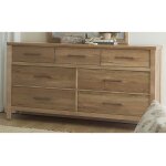 Pure Maple Dresser - 7 Drawer - 182-003