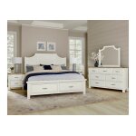 Maple Road Two-Tone Scalloped Storage Bed - 116-557-050B-502-555;116-667-066B-502-666 - Image 3