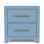 Rosalie 2-Drawer Nightstand-Blue - Image 4