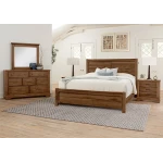 Cool Rustic King Plank Bed - 174-668-866-933-MS2 - Image 3