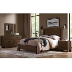 Lodge & Loft Floating Panel Bed in Cal King - 840-667-766-944-MS1 - Image 3