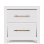 Rosalie 2-Drawer Nightstand-White