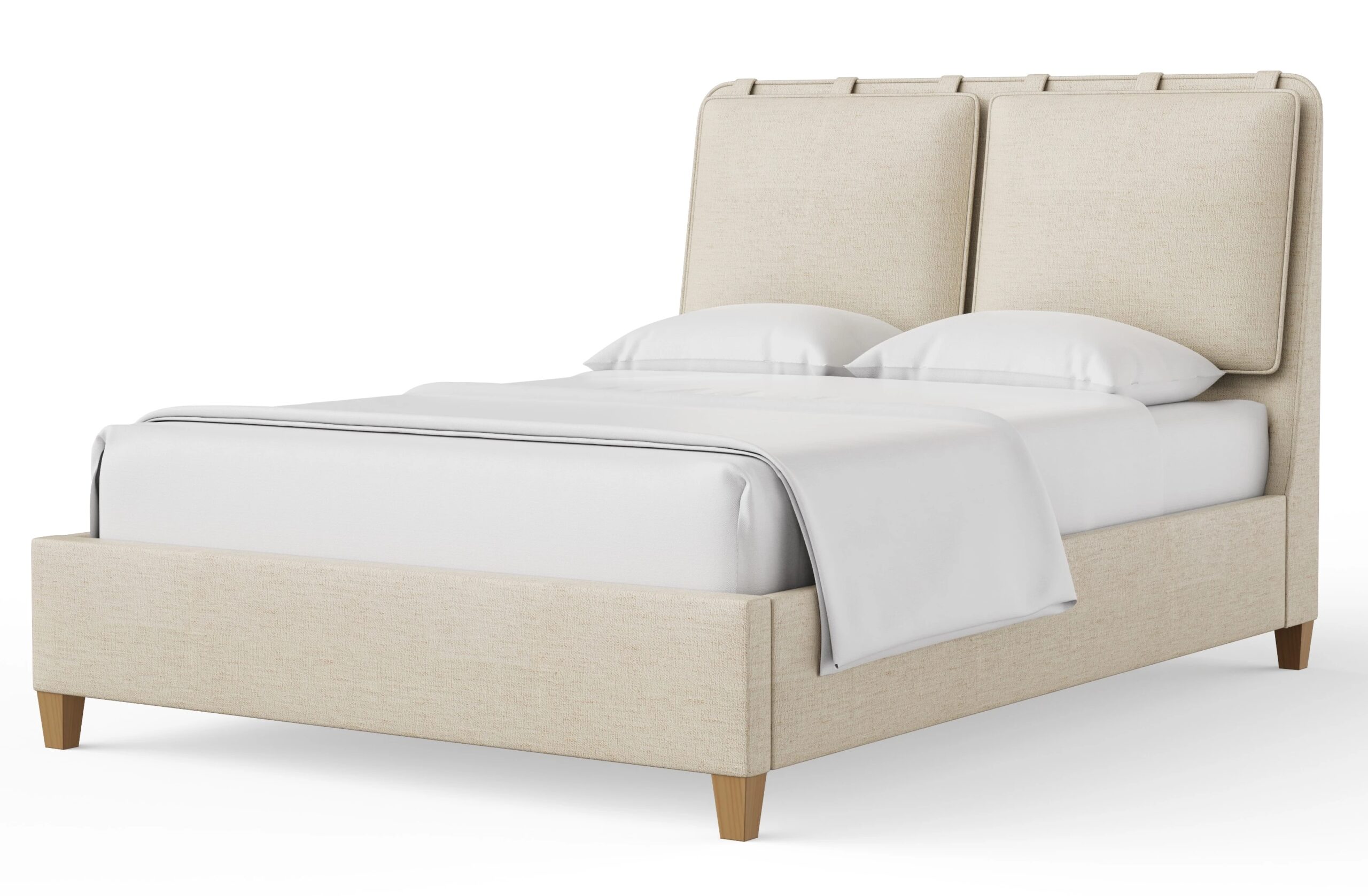 10cd14c4d6b4483fc53bb685a1674e2f King Uph Bed-Sandstone - Image 1