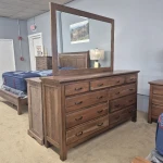 Amish Made Solid Wood 5 Piece King Bedroom Set - Image 3