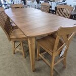 Amish Made Solid Wood 7 Piece Dining Set - Image 2