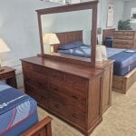 5 Piece Amish Made Solid Wood Queen Bedroom Set - Image 3