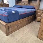 Amish Made Solid Wood 5 Piece Storage King Bedroom Set - Image 4