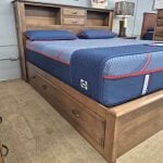 Amish Made Solid Wood 5 Piece Storage King Bedroom Set - Image 3