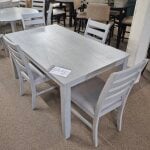 5 Piece Set: Table & 4 Chairs