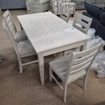 7 Piece Set: Table & 6 Chairs