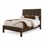 Queen Shelter Uph Bed-Sedona Brown