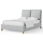 King Uph Bed-Blue Mist