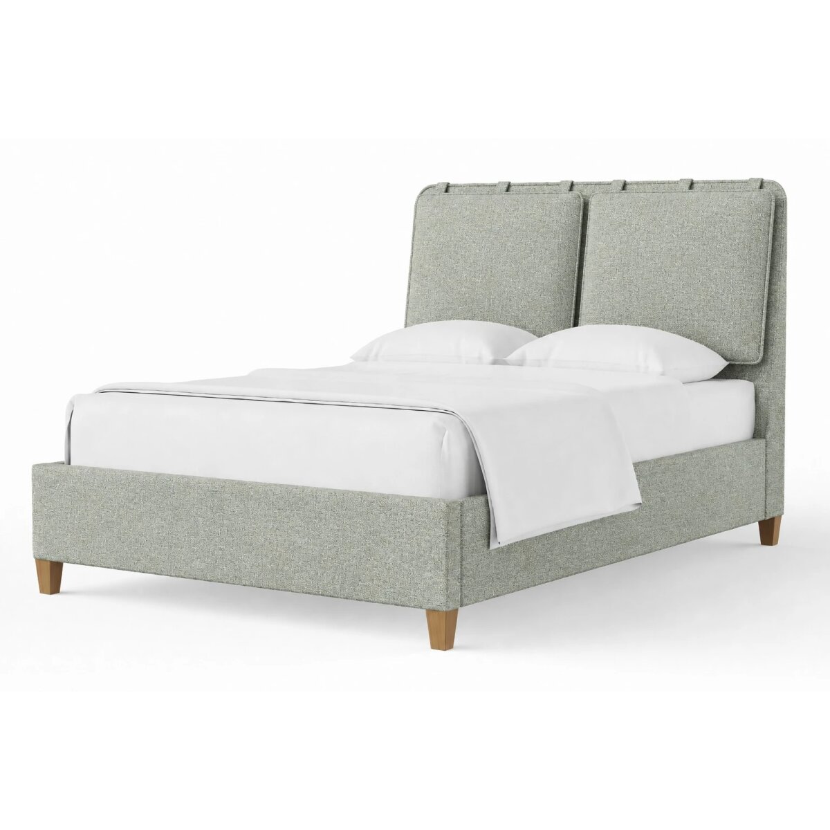 9958e212634b4cd1d0b1272e1c544cac King Uph Bed-Forest Green - Image 1