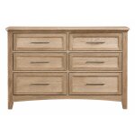 Double Dresser - 6 Drwr