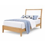 King Canted Sleigh Bed