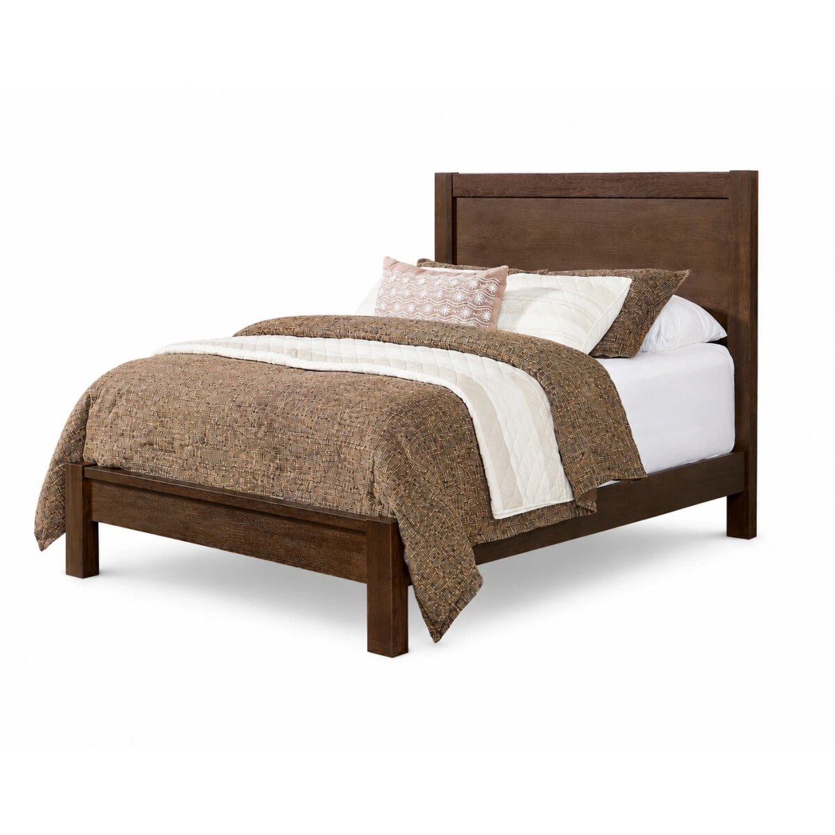 f01ce72923f72770b6c9549c43ff170d Queen Heavy Poster Bed - Image 1