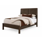 Mercer Street King Shelter Uph Bed-sedona Brown - 860-663-366-066-722-MS1