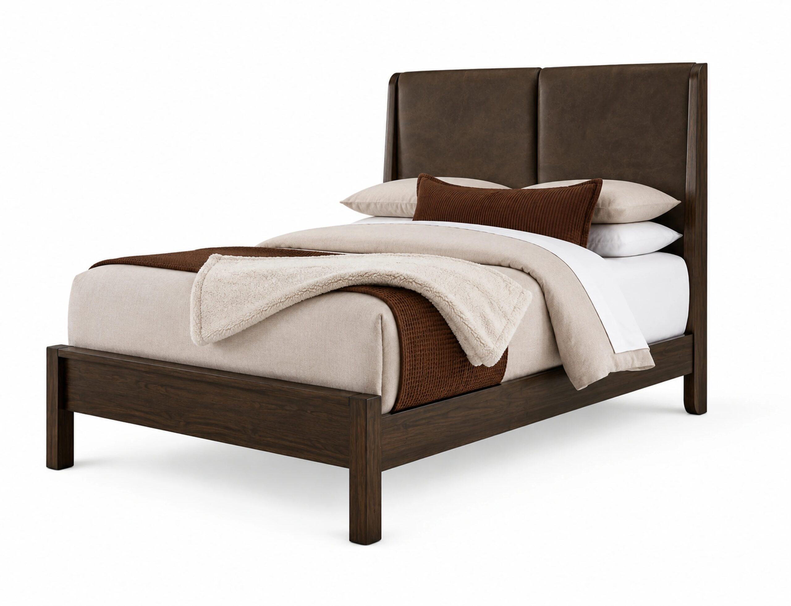 f8d4536dd1ec218200160b40bed05ab2 King Shelter Uph Bed-Sedona Brown - Image 1