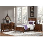 Bonanza Twin Mansion Bed - Cherry Finish - BB28-552/255/911 - Image 3
