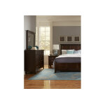 Bonanza Full ,queen, & King Mansion Bed - Merlo Finish - BB27-668/866/922/MS1 - Image 4