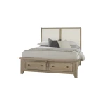 Woodbridge King Upholstered Bed With Storage -white - 821-661-061-066B-502-666