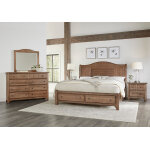 Cool Farmhouse Sleigh Bed W/ Storage Footboard - 800-663-066B-502-666 - Image 6