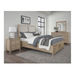Woodbridge Upholstered Bed With Storage -grey in King - 822-661-062-066B-502-666 - Image 3