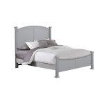Bonanza Queen & King Poster Bed - Grey Finish in Queen - BB26-557-755-922