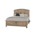 Woodbridge Queen Arch Bed With Storage Footboard - 821-557-050B-502-555
