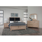 Woodbridge Upholstered Bed With Storage -black in Queen - 822-551-053-050B-502-555 - Image 3