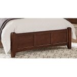 Bonanza Full ,queen, & King Mansion Bed - Cherry Finish - BB28-558/855/922 - Image 6
